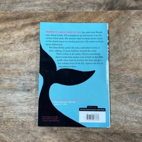 5/$20 NEW Judy Blume Blubber Book - Picture 3 of 4